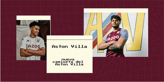 Aston Villa Camiseta | Camiseta Aston Villa replica 2021 2022