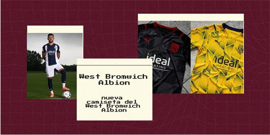 West Bromwich Albion Camiseta | Camiseta West Bromwich Albion replica 2021 2022