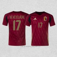 Camiseta Primera Belgica Jugador De Ketelaere 2024