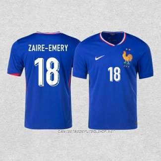 Camiseta Primera Francia Jugador Zaire-Emery 2024