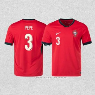 Camiseta Primera Portugal Jugador Pepe 2024