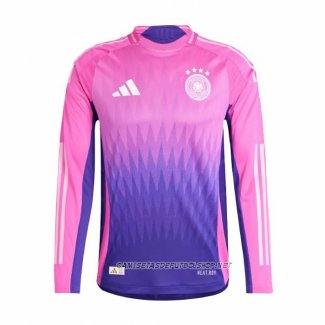 Camiseta Segunda Alemania 2024 Manga Larga