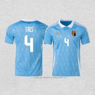 Camiseta Segunda Belgica Jugador Faes 2024