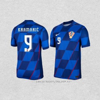 Camiseta Segunda Croacia Jugador Kramaric 2024