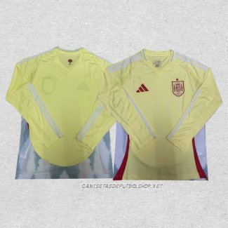 Camiseta Segunda Espana 2024 Manga Larga