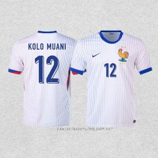 Camiseta Segunda Francia Jugador Kolo Muani 2024