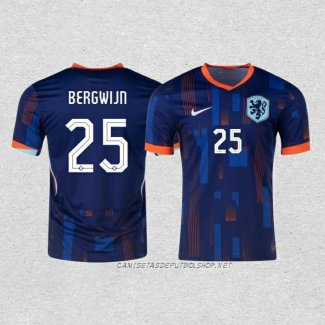 Camiseta Segunda Paises Bajos Jugador Bergwijn 24-25