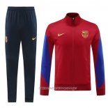 Chandal de Chaqueta del Barcelona 24-25 Rojo