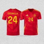 Camiseta Primera Espana Jugador Cucurella 2024