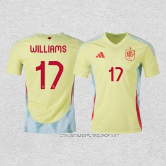 Camiseta Segunda Espana Jugador Williams 2024