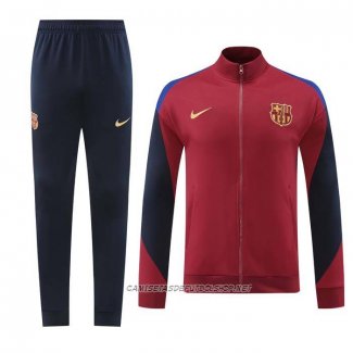 Chandal de Chaqueta del Barcelona 24-25 Rojo