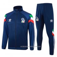 Chandal de Chaqueta del Italia 24-25 Azul