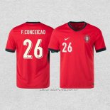 Camiseta Primera Portugal Jugador F.Conceicao 2024