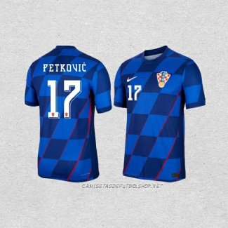 Camiseta Segunda Croacia Jugador Petkovic 2024