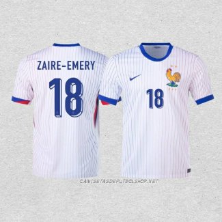 Camiseta Segunda Francia Jugador Zaire-Emery 2024