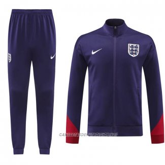 Chandal de Chaqueta del Inglaterra 24-25 Purpura