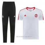 Chandal del Manchester United 23-24 Manga Corta Blanco