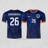 Camiseta Segunda Paises Bajos Jugador Gravenberch 24-25