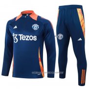 Chandal de Sudadera del Manchester United 24-25 Azul