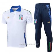 Conjunto Polo del Italia 24-25 Blanco