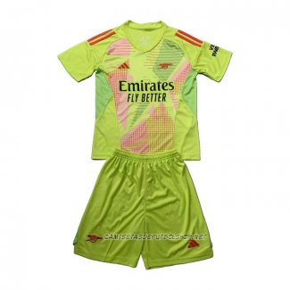 Camiseta Arsenal Portero 24-25 Nino Verde