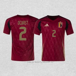 Camiseta Primera Belgica Jugador Debast 2024