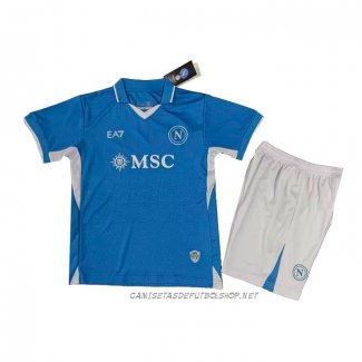 Camiseta Primera Napoli 24-25 Nino