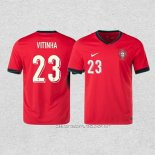 Camiseta Primera Portugal Jugador Vitinha 2024