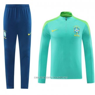 Chandal de Sudadera del Brasil 24-25 Verde