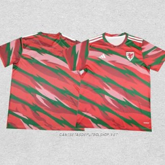 Camiseta Pre Partido del Gales 2024 Rojo