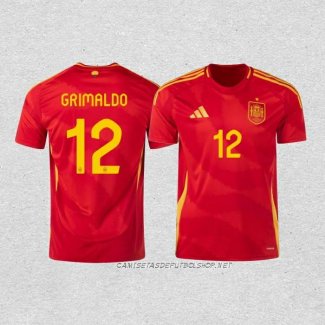 Camiseta Primera Espana Jugador Grimaldo 2024