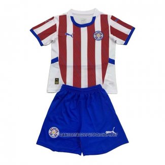 Camiseta Primera Paraguay 2024 Nino