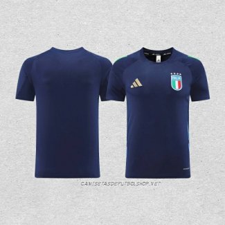 Camiseta de Entrenamiento Italia 24-25 Azul