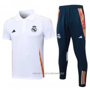 Conjunto Polo del Real Madrid 24-25 Blanco