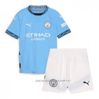 Camiseta Primera Manchester City 24-25 Nino