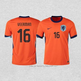 Camiseta Primera Paises Bajos Jugador Veerman 24-25