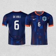 Camiseta Segunda Paises Bajos Jugador De Vrij 24-25