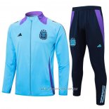 Chandal de Chaqueta del Argentina 24-25 Azul Claro