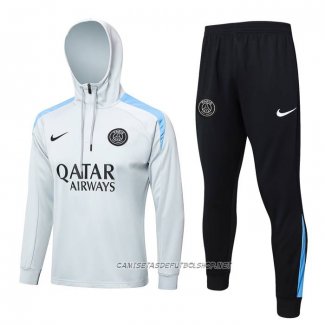 Chandal de Sudadera del Paris Saint-Germain 24-25 Gris