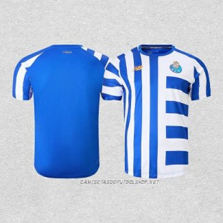 Camiseta Pre Partido del Porto 2024 Azul Blanco