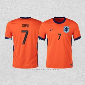 Camiseta Primera Paises Bajos Jugador Xavi 24-25