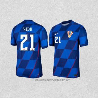 Camiseta Segunda Croacia Jugador Vida 2024