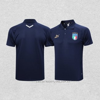 Camiseta Polo del Italia 23-24 Azul