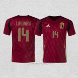 Camiseta Primera Belgica Jugador Lukebakio 2024