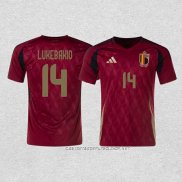 Camiseta Primera Belgica Jugador Lukebakio 2024