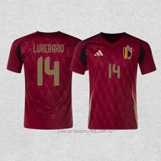 Camiseta Primera Belgica Jugador Lukebakio 2024