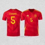 Camiseta Primera Espana Jugador D.Vivian 2024