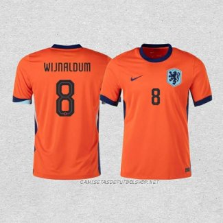 Camiseta Primera Paises Bajos Jugador Wijnaldum 24-25