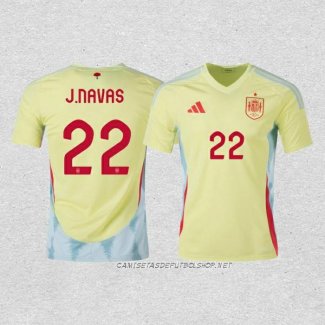 Camiseta Segunda Espana Jugador J.Navas 2024