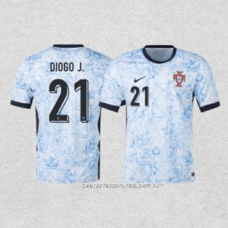 Camiseta Segunda Portugal Jugador Diogo J. 2024